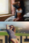 People party mistake nude deaf