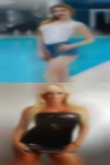 Couple massage woman she show