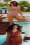 Girls walking road then sexy