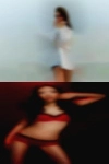 Topless girls swinging butt