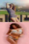 Adult woman gaps only white