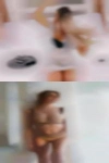Naked erotic white rain jacket
