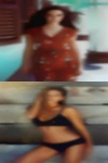 Women shoving stuff swingers